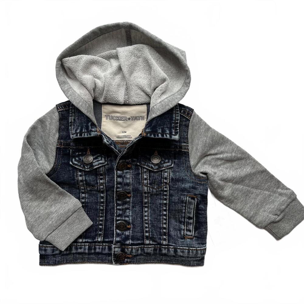 Tucker + Tate Denim Combo Jacket - 12 Mo. - NWT